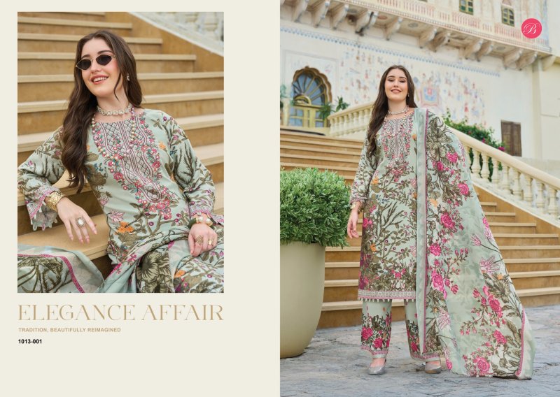 Dilshad Vol 7 Belliza Viscose Rayon Printed Dress Material